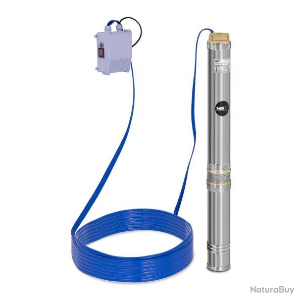 Pompe immerge pompe de puits submersible refoulement - 10 800 L/h - 1 100 Watts - acier inoxydable