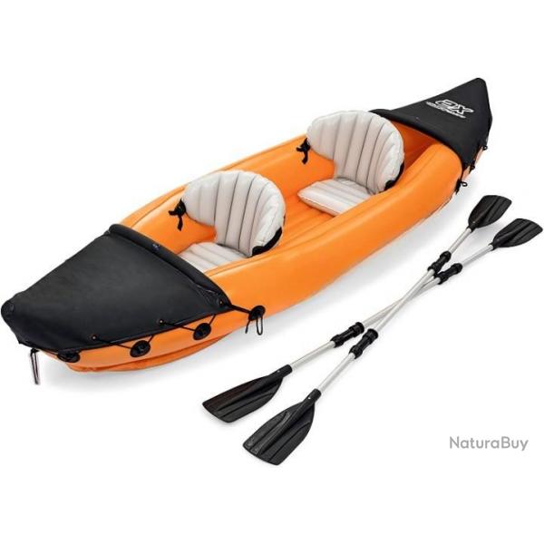 Kayak gonflable 2 personnes 321 x 88 x 44 cm avec pagaies - Livraison gratuite et rapide