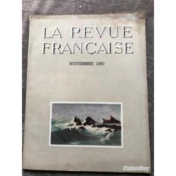 La Revue Franaise Novembre 1950