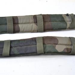 Renforts de bretelle camouflage Armée Française Europe camo. Sac a dos musette bretelle fusil chasse
