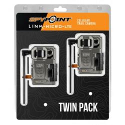 Lot de deux Trail Cam Cell Spypoint Link Micro LTE - Gris anthracite