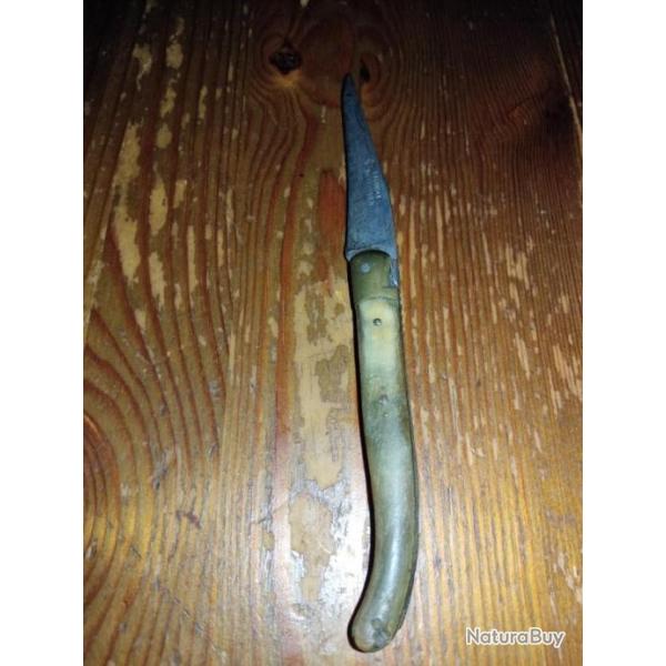 couteau ancien pliant laguiole vritable longueur lame 8 cm longueur totale 19 cm