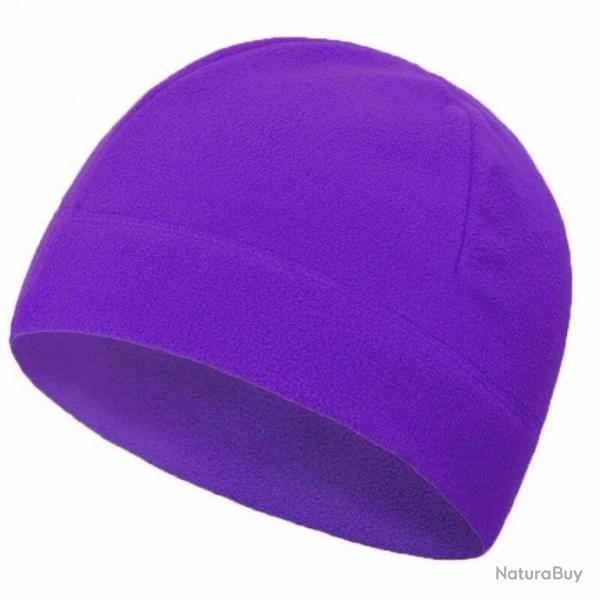 Bonnet polaire violet
