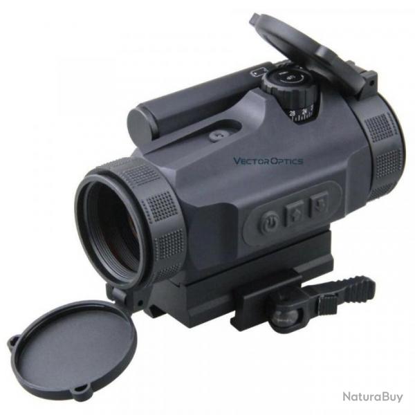 Vector Optics Nautilus GenII QD 1x30 Teflexe vue  Point Rouge 3 MOA Chasse AK47 AR 15 9mm