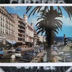 Carte postale Promenade des Anglais Nice Lancia Buick Peugeot Fiat Panhard