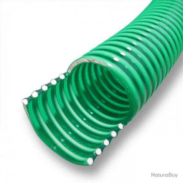 Tuyau d'aspiration 5 m  pression diamtre 20 mm (3/4") spirale renforcement vert 16_0001628