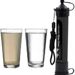 Purificateur d'eau 1500L noir - Filtre à eau portatif - LIVRAISON GRATUITE ET RAPIDE