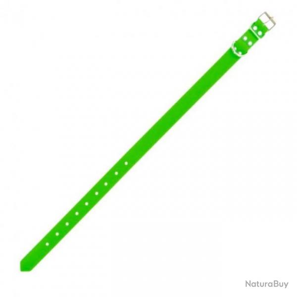 Collier pour chien vert fluo 60cm x 2,5cm