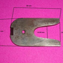 plaque de recouvrement fusil juxtaposé type HELICE  hammerless - VENDU PAR JEPERCUTE (J68)