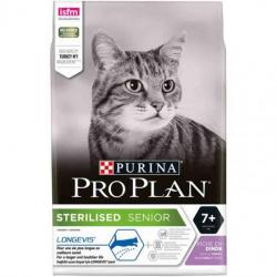 PROPLAN CAT ADULT STERILISED SENIOR 7+ DINDE 1.5KGS