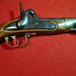 TRES BEAU PISTOLET   FRANCE 1822 T BIS  SECOND  EMPIRE REF 536