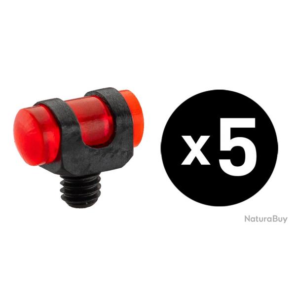 Guidon fluo rouge  visser 2,6 mm