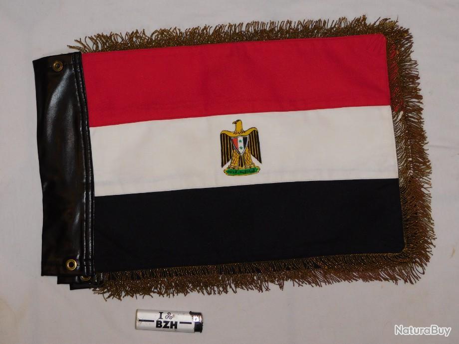 EGYPTE : DRAPEAU FANION VOITURE DIPLOMATIQUE #.1 - Drapeaux et Fanions  (8844755)