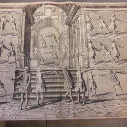 Thibault d'Anvers. 3 Doublse planches originales de 1628