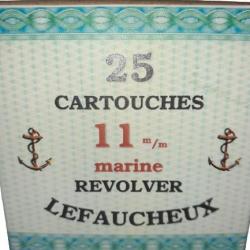 11 mm Marine ou 11mm 1870 LEFAUCHEUX: Reproduction boite cartouches (vide) LEFAUCHEUX 8846337