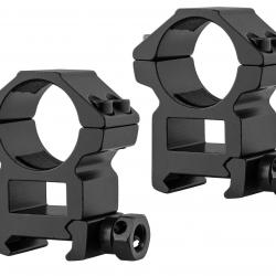 Colliers de montage RTI 25.4 mm Rail 21mm - Bas - Serrage écrou