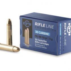 Boite de 50 munition calibre 30m1 carabine usm1 PPU FMJ 7.13gr partisan partisan en stock