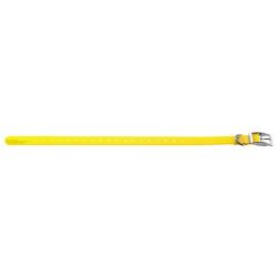 Collier jaune pour chien 2,5 cm en polyuréthane - Country