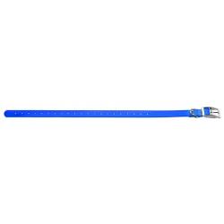 Collier bleu pour chien 2,5 cm en polyuréthane - Country