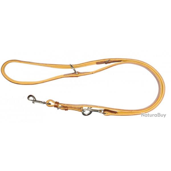 Laisse de dressage cuir marron - Country