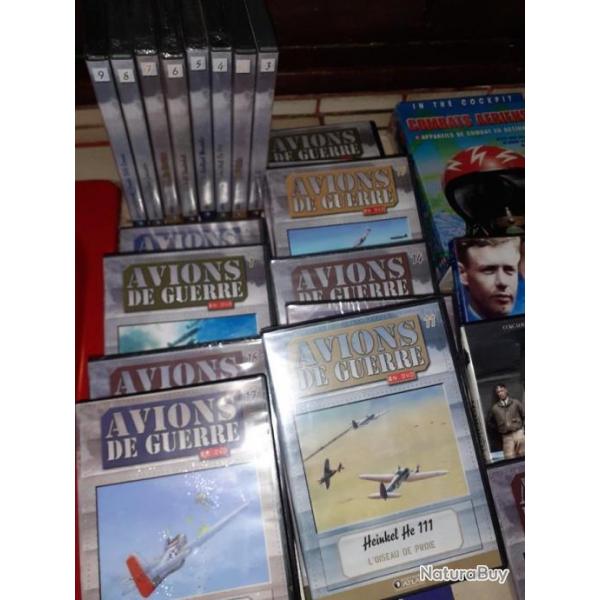 Lot de dvd sur l'aviation edts.Atlas.