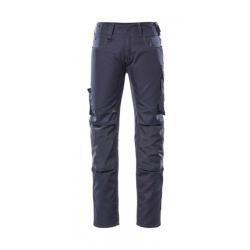 Pantalon léger avec poches genouillères MASCOT MANNHEIM 12779-442 Bleu marine 82 cm (Standard) 56 (C