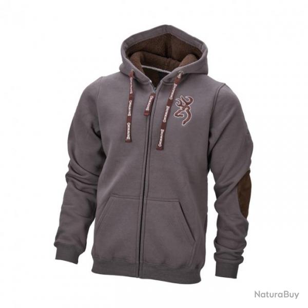 SWEATSHIRT BROWNING SNAPSHOT WARM GRIS CENDR