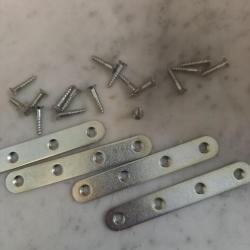 Lot de 4 attaches pour suspension de meuble, poutres, ...