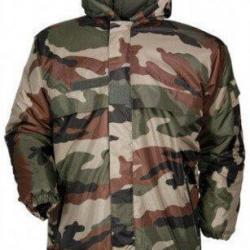 Parka de chasse camouflage enfant coupe vent doublée polaire