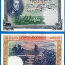 Espagne 100 Pesetas 1925 Europe Felipe 2 Billet Peseta Spain