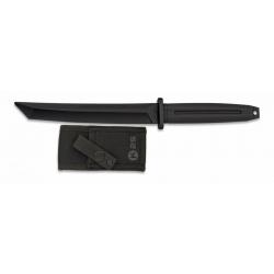 Couteau d'entraînement droit caoutchouc K25 Noir