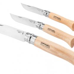 Lot de 3 Couteaux Opinel Inox Numéro 7