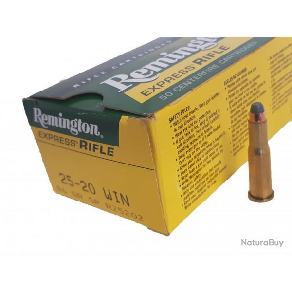 Munition 25-20 win x50 Remington