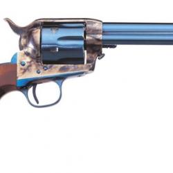 Revolver Uberti 1873 Cattleman .QD calibre 45COLT canon 5.1/2" New Model Acier Nickel Ivoire