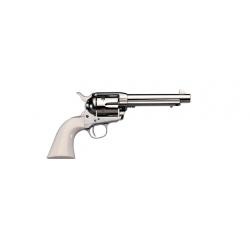 Revolver Uberti 1873 Cattleman .QD calibre 45COLT canon 5.1/2" New Model Acier - Nickel / Ivoire