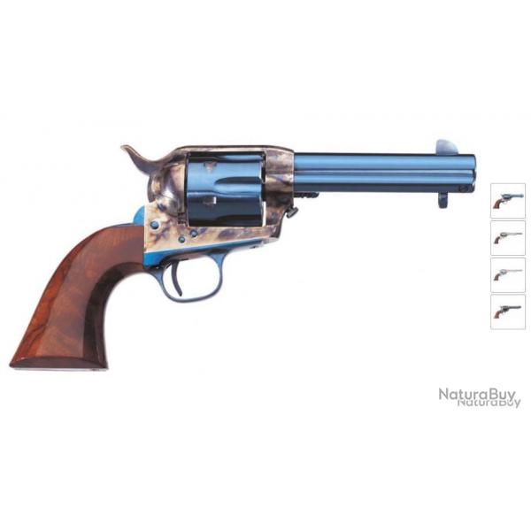 Revolver Uberti 1873 Cattleman .QD calibre 45COLT canon 5.1/2" New Model Acier Nickel Ivoire