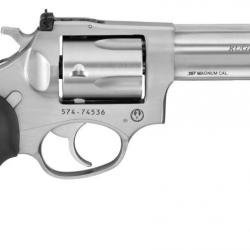 Revolver Ruger SP101 - KSP-821X - Cal. 38 Spl - canon 2.25" - 5 coups - Stainless