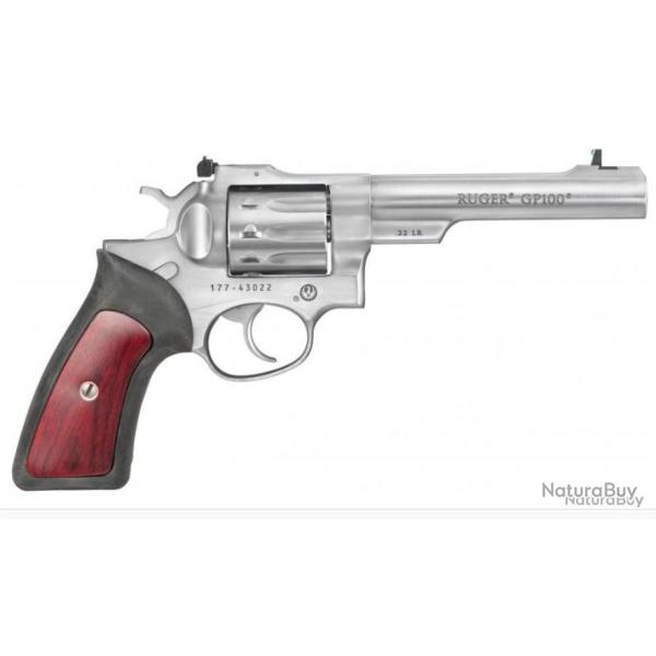 Revolver Ruger GP100 Calibre 22 Lr inox