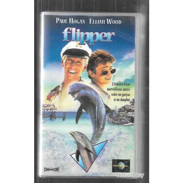 flipper , paul hogan  , comdie aventure fable  vhs , dauphin