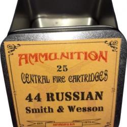 44 Smith & Wesson RUSSIAN ou 44SW RUSSIAN: Reproduction boite cartouches (vide) AM 8867898