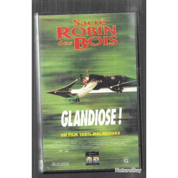 sacr robin des bois de mel brooks  vhs