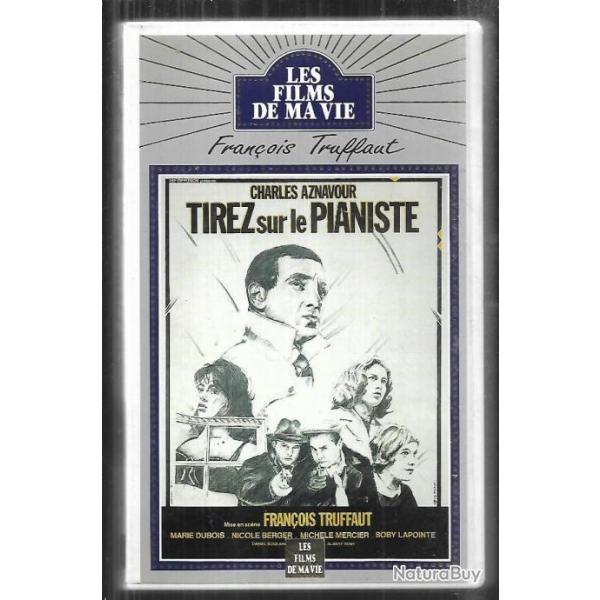 tirez sur le pianiste de franois truffaut , charles aznavour, marie dubois , michle mercier vhs