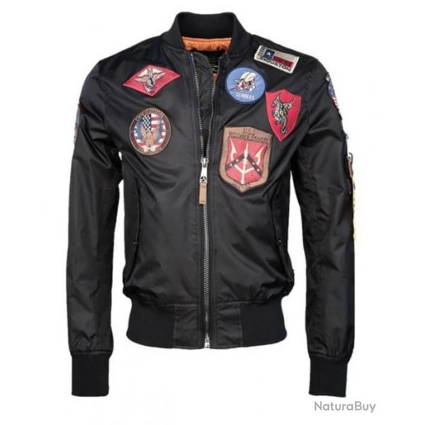 Veste Top Gun Beast Flight noire