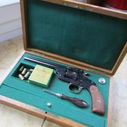 complet Coffret US Smith and Wesson USA new model n3. 44 Russian quasi neuf 44R + certif D (e) SA