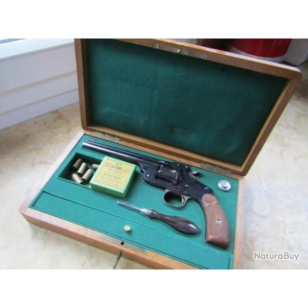 complet Coffret US Smith and Wesson new model n3. 44 Russian quasi neuf 44 Russian + certif D (e) SA