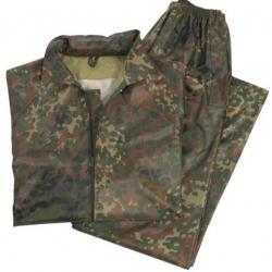 Ensemble pluie (veste et pantalon) camouflage allemand