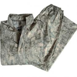 Ensemble pluie (veste et pantalon) camouflage digital