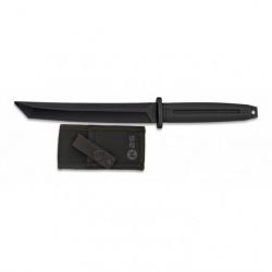 Couteau d'entraînement K25 droit caoutchouc - Noir