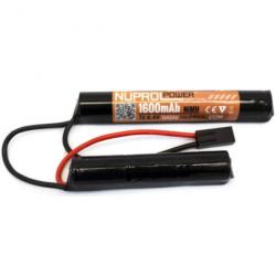 BatterieNiMh Nuprol 2 éléments 9,6v/1600 mAh - 8,4 v / 1600 mAh