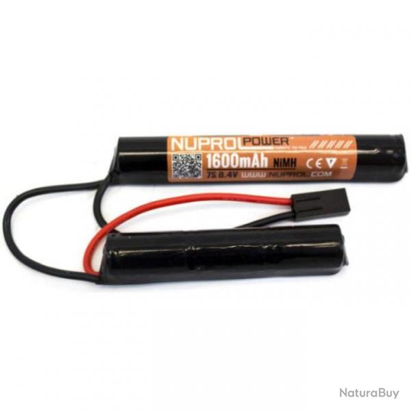 BatterieNiMh Nuprol 2 lments 9,6v/1600 mAh - 8,4 v / 1600 mAh